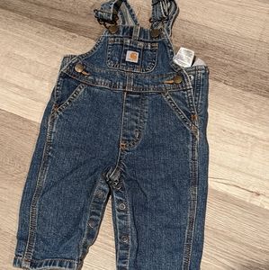 Carhartt infant denim overalls 3m